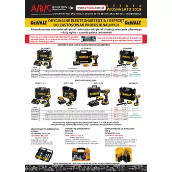 OFERTA WIOSNA-LATO 2019 Dewalt