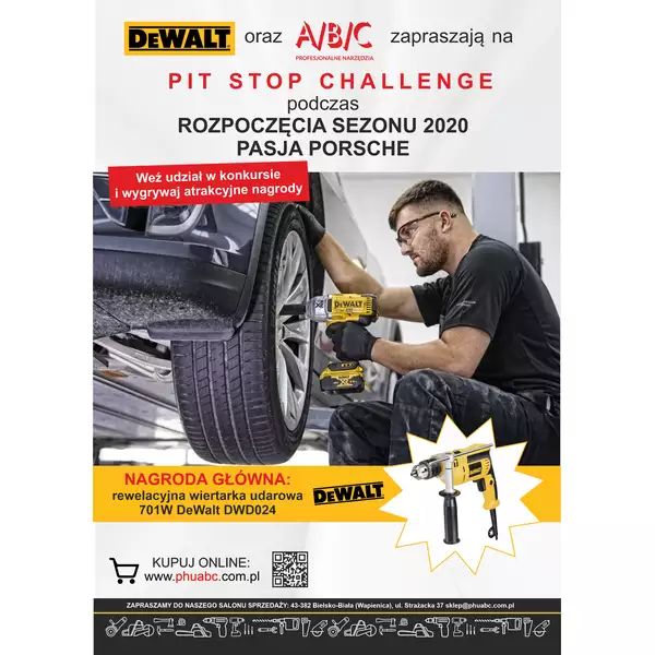 Konkurs PIT STOP CHALLENGE Pasja Porsche