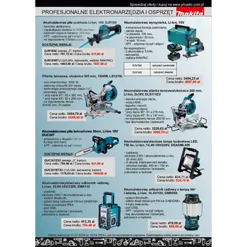 ulotka Targi Kielce DeWALT i Makita