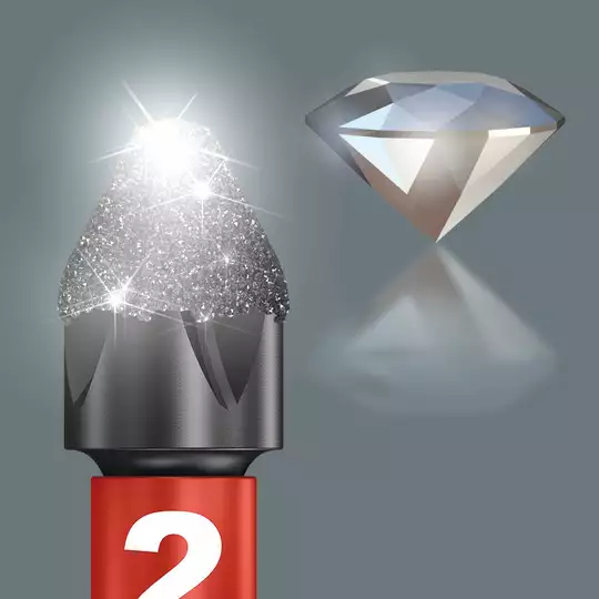 komplet końcówek 1/4" długość 50mm IMPAKTOR 6 szt. [05057695001]