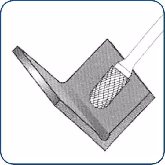 pilnik obrotowy, walec zaokrąglony, WRC [7794061101]