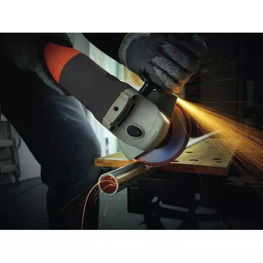 szlifierka kątowa 1200W; 125mm, walizka, Black&amp;Decker [KG1202K]
