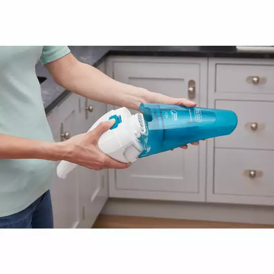 Akumulatorowy, bezworkowy odkurzacz ze stacją łądującą 3,6V Li-Ion 1,5Ah Dustbuster, Black+Decker [WDC115WA-QW]