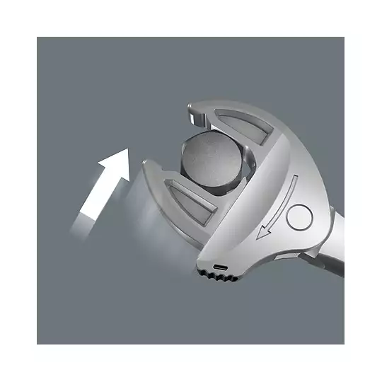 Samonastawny klucz regulowany Joker S, 154mm, rozstaw szczęk 10-13mm, serii Jokwe 6004, WERA [05020100001]