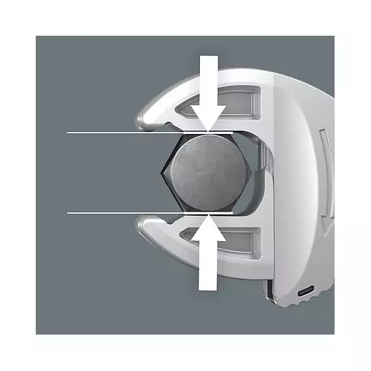 Samonastawny klucz regulowany Joker S, 154mm, rozstaw szczęk 10-13mm, serii Jokwe 6004, WERA [05020100001]