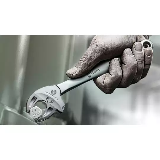 Samonastawny klucz regulowany Joker S, 154mm, rozstaw szczęk 10-13mm, serii Jokwe 6004, WERA [05020100001]