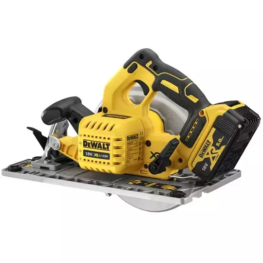 akumulatorowa bezszczotkowa pilarka tarczowa 184mm, 18V Li-lon DeWALT [DCS572NT]