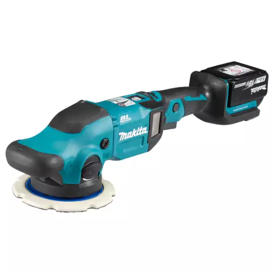 akumulatorowa polerka mimośrodwa 150mm, 18V Li-Ion 2x5,0Ah LXT Makita [DPO600RTE]
