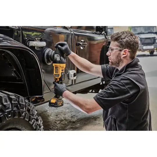 akumulatorowa polerka rotacyjno-mimośrodowa 125mm, 18V XR DeWALT [DCM848N-XJ]