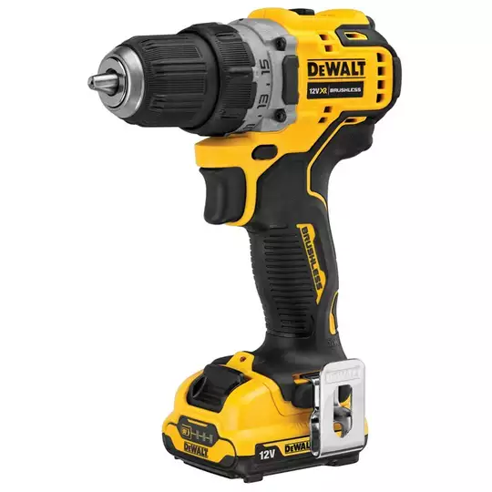 akumulatorowa wiertarko-wkrętarka, 12V Li-Ion 2x2,0Ah w walizce TStak DeWALT [DCD701D2]