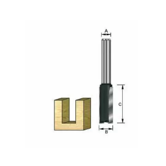 frez z węglików spiekanych HM do rowków, średnica freza 5mm, trzpień 8mm, DeWalt [DT90001-QZ]