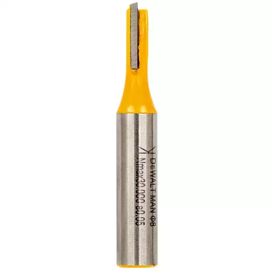 frez z węglików spiekanych HM do rowków, średnica freza 5mm, trzpień 8mm, DeWalt [DT90001-QZ]