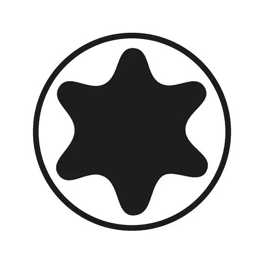 nasadka udarowa z końcówką TORX - piktokgram