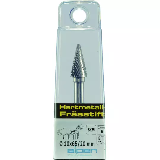 pilnik obrotowy/ frez stożkowy do metalu, SKM Alpen [0783606106100]