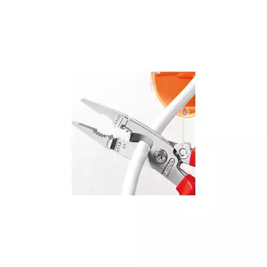szczypce 6-cio funkcyjne dla elektroinstalatorów z blokadą Knipex [13 91 200]