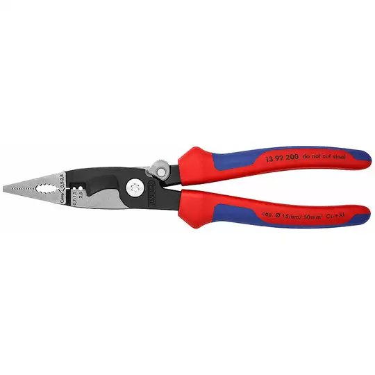 szczypce 6-cio funkcyjne dla elektroinstalatorów z blokadą Knipex [13 92 200]