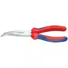 szczypce bardzo długie, półokrągłe, odgięte, 200mm, rękojeść wielokomponentowa, Knipex [38 25 200]