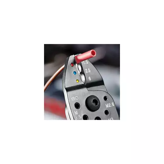 szczypce do zagniatania, zakres 0,5-6mm², Knipex [97 21 215]