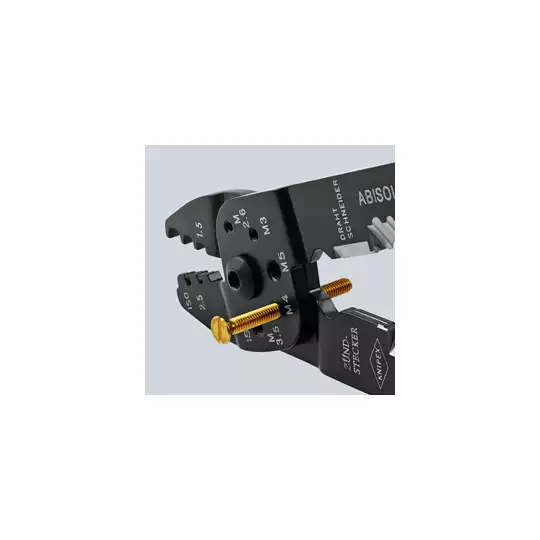 szczypce do zagniatania, zakres 0,5-6mm², Knipex [97 21 215]