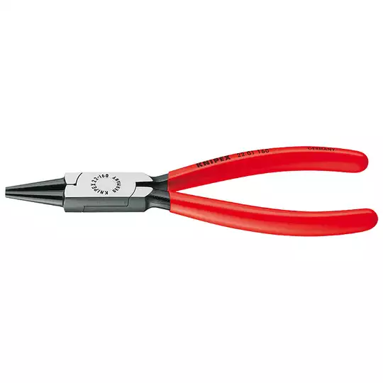 szczypce okrągłe 160mm, rękojeść z tworzywa sztucznego, Knipex [22 01 160]