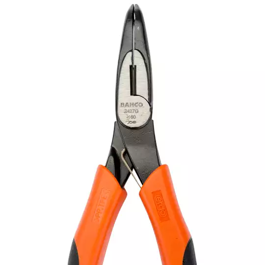 szczypce półokrągłe, odgięte 45º, długość 160mm, rękojeść wielokomponentowa, Bahco [2427 G-160]