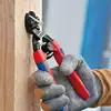 szczypce przegubowe odgięte 20º CoBolt do cięcia drutu ze sprężyną, długość 200mm, Knipex [71 22 200]