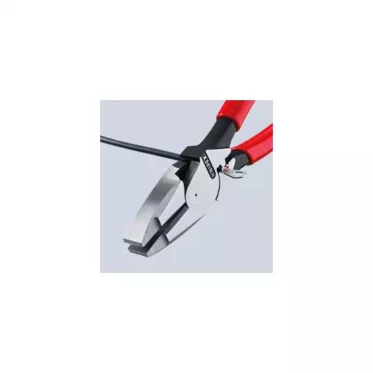 szczypce uniwersalne, kombinerki typ amerykański, "Lineman's" 240mm Knipex [09 11 240]