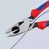 szczypce uniwersalne, kombinerki typ amerykański, "Lineman's" 240mm Knipex [09 12 240]