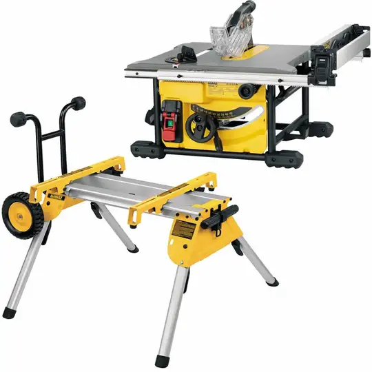 uniwersalna pilarka stołowa 1850W, 210/30mm + wózek transportowy, DeWalt [DWE7485RS-QS]