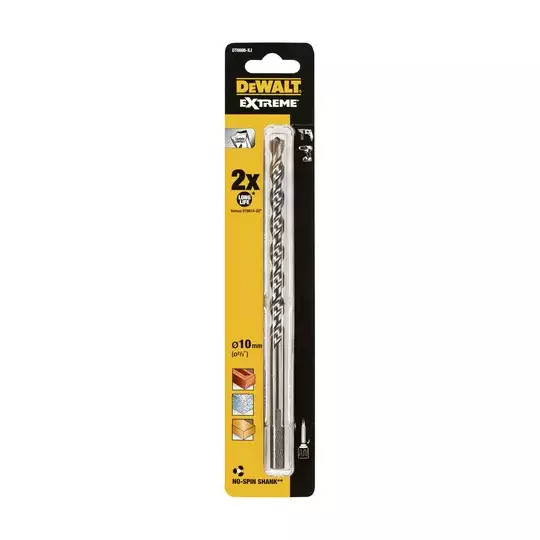 wiertło widiowe do betonu z uchwytem cylindrycznym EXTREME, 2-krawędziowe, 10-200/150mm, DeWalt [DT6686-XJ]