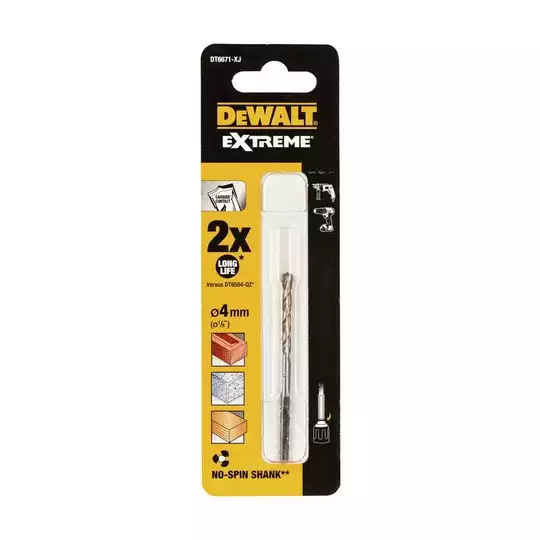 wiertło widiowe do betonu z uchwytem cylindrycznym EXTREME, 2-krawędziowe, 4-75/50mm, DeWalt [DT6671-XJ]