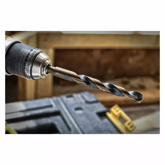 zestaw 13 szt. wierteł do metalu szlifowanych HSS-G Extreme-2, SMALL TOUGH CASE+, DeWALT [DT70710] (1)