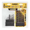 zestaw 23 szt. wierteł do metalu, HSS-G BLACK &amp; GOLD, SMALL TOUGH CASE+, DeWALT [DT70729]