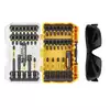 zestaw 38 szt. końcówek udarowych 1/4" IMPACT TORSION EXTREME + okulary, DeWALT [DT70740T]