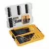 zestaw 57 szt. końcówek PH, PZ, TX, wierteł do drewna, Medium Tough Case, DeWALT [DT70758]