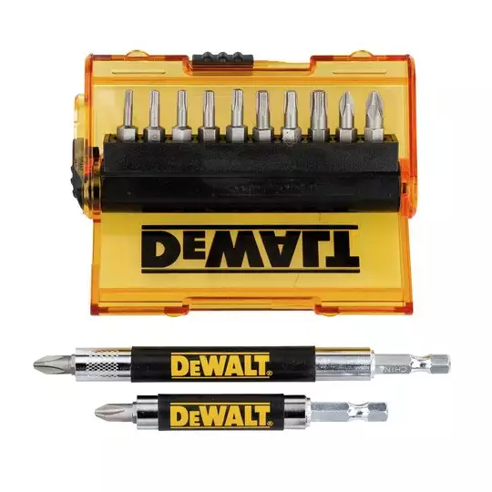 zestaw końcówek + 2 adaptery magentyczny 1/4"  14 szt. Dewalt [DT71570]