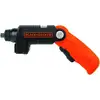 zestaw wkrętak akumulatorowy z mocowaniem 1/4" + 20 bitów, 3,6V Li-Ion 1x1,5Ah Black+Decker [BDCSFL20AT-QW]