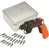 zestaw wkrętak akumulatorowy z mocowaniem 1/4" + 20 bitów, 3,6V Li-Ion 1x1,5Ah Black+Decker [BDCSFL20AT-QW]