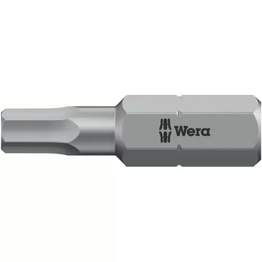 końcówka HEX 1/4" do wkrętów z gniazdem sześciokątnym, rozmiar 10/25mm, serii HEX-Plus, WERA [05056340001]
