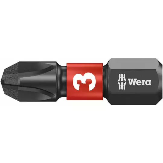 końcówka udarowa Impaktor 1/4" do śrub z gniazdem Phillips, rozmiar PH3/25mm, Wera [05057617001]