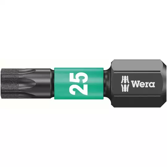 końcówka udarowa Impaktor 1/4" do śrub z gniazdem TORX, rozmiar TX25/25mm, Wera [05057625001]