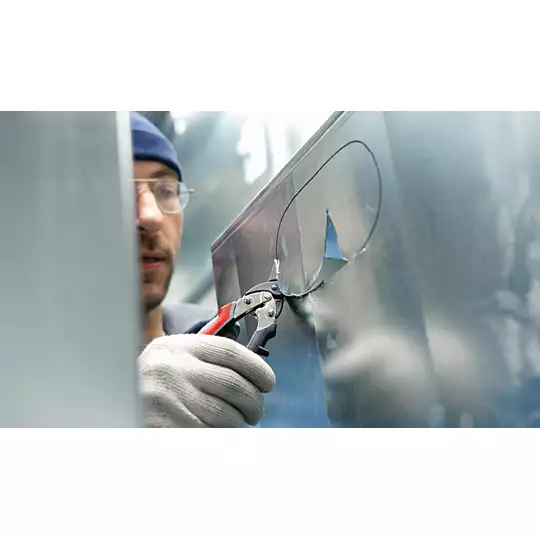 nożyce ręczne do blachy lewe [D15AL]