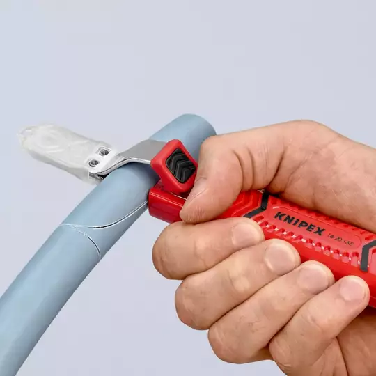 uniwersalny ściągacz izolacji, 8-28mm,  Knipex [16 20 165 SB]
