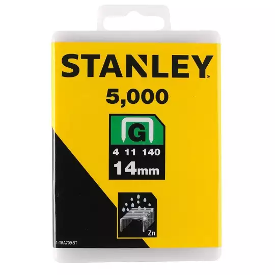 zszywka stalowa G 14mm Stanley [1-TRA709-5T]