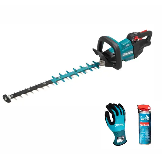 Akumulatorowe nożyce do żywopłotu, ostrze tnące 60cm, 18V, Makita [DUH601Z] + Gratis rękawice i olej