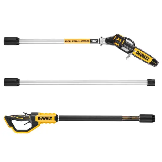 akumulatorowa piła łańcuchowa 20cm na wysięgniku 3m, 18V, DeWalt [DCMPS567N-XJ]
