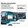 akumulatorowa szlifierka kątowa 125mm, 40V max Li-Ion, 2x4,0Ah, serii XGT Makita [GA005GM201]