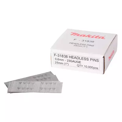 gwoździe /szpilki o długości 18mm, do gwoździarki AF201Z, AF353, DPT353, 10000szt. Makita [F-31838]
