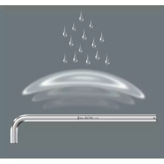 klucz imbusowy wydłużany z kulką i ekstra krótkim ramieniem, metryczny, 1,5mm, Wera [05022040001]
