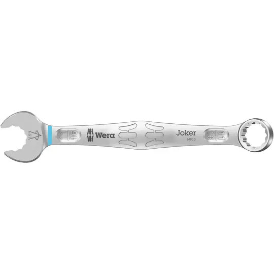 klucz płasko-oczkowy odgięty 11/16", Joker 6003, Wera [05020217001]